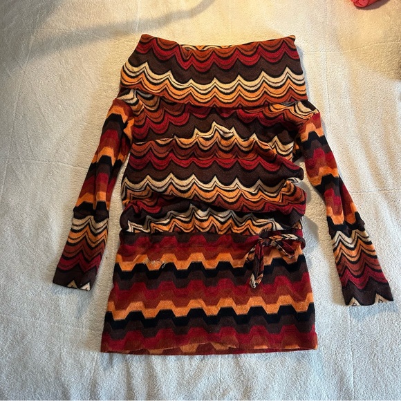 Vintage Wool Miss Sixty Geometric Dress - Picture 2 of 10